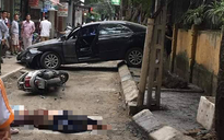 Nữ tài xế xe Camry lùi xe tông chết người phụ nữ đi xe máy