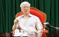 Tổng Bí thư, Chủ tịch nước Nguyễn Phú Trọng chủ trì họp lãnh đạo chủ chốt