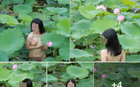 Diễn viên chụp ảnh nude bên hồ sen nhờ công an can thiệp