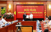 Bí thư Hà Giang Triệu Tài Vinh làm Phó Ban Kinh tế Trung ương