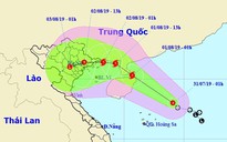 Bão số 3 giật cấp 11 di chuyển nhanh vào Quảng Ninh - Hải Phòng