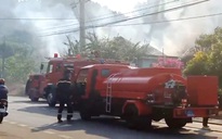 Cháy lớn tại Cơ sở Bảo trợ xã hội Madagui Đạ Huoai - Lâm Đồng