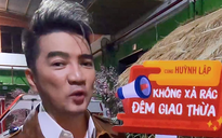 Nghệ sĩ ủng hộ chiến dịch “Không xả rác đêm giao thừa” của Huỳnh Lập