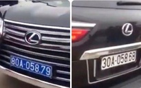 Kết quả xác minh xe Lexus LX570 mang 2 BKS màu xanh 80A ở đầu và màu trắng 30A ở đuôi