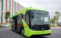 Xe buýt điện VinFast chính thức chạy thử nghiệm