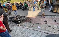 Xe tải chở bia trôi tự do gây tai nạn náo loạn phố Đà Lạt