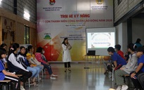 Hà Nội: Con công nhân hào hứng với trại hè kỹ năng