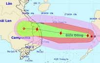 Bão số 9 giật cấp 15, lao nhanh 20-25 km/giờ vào Nam Trung Bộ