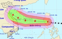 Bão Vamco giật cấp 15 có thể đổi hướng di chuyển khó lường