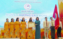 TP HCM: Trường Tiểu học Đinh Tiên Hoàng đón nhận Huân chương Lao động hạng Nhất