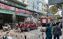 Công an phong tỏa hiện trường vụ nổ quán ăn ở quận Phú Nhuận