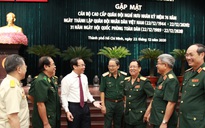 Bí thư Nguyễn Văn Nên gặp mặt cán bộ cao cấp quân đội nghỉ hưu