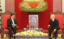 Tổng Bí thư, Chủ tịch nước tiếp Thủ tướng Lào