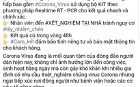 TP HCM: Thực hư quảng cáo xét nghiệm virus corona tại nhà?