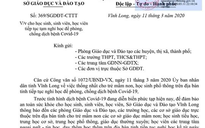 Vĩnh Long: Bất ngờ cho học sinh lớp 12 nghỉ học từ sáng 12-3