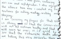Bức thư cảm ơn của một người Na Uy bị cách ly vì Covid-19
