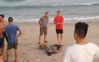Phát hiện thi thể cột vào tảng đá dạt vào bờ biển Bình Thuận