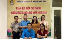 Hà Nội: Khám sức khỏe miễn phí cho gần 1.000 đoàn viên