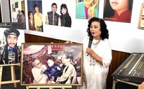 Kim Cương, Thành Lộc và đông nghệ sĩ ngôi sao đến với triển lãm "Sắc màu sân khấu"
