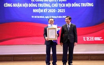 GS- TS Nguyễn Đông Phong trở thành Chủ tịch Hội đồng Trường ĐH Kinh tế TP HCM
