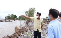 Tân Bí thư tỉnh Cà Mau trực tiếp kiểm tra đê biển bảo vệ hàng trăm ngàn hộ dân