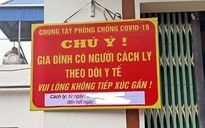 Treo biển trước cửa nhà người về từ TP HCM, Đà Nẵng: Không bắt buộc