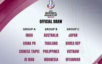 VCK Asian Cup 2022: Tuyển nữ Việt Nam rơi vào bảng "tử thần"