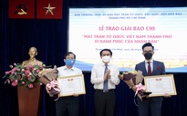 Báo Người Lao Động đoạt giải Nhất giải báo chí "MTTQ TP HCM vì hạnh phúc nhân dân"