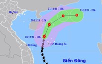 Bão số 9 giật cấp 12 quét qua quần đảo Hoàng Sa, sóng biển cao 5-7 m