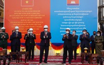 Chủ tịch nước dự lễ khởi công toà nhà hành chính Quốc hội Campuchia do Việt Nam viện trợ