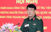 Đại tướng Lương Cường ứng cử đại biểu Quốc hội tại Thanh Hóa