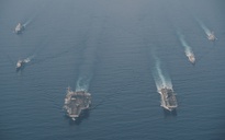 Mỹ đưa lực lượng hùng hậu đến biển Đông
