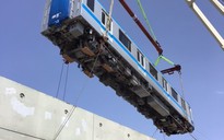 Hình ảnh đầu tiên 2 đoàn tàu metro số 1 về cảng TP HCM