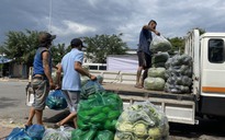 Vũng Tàu: 18 tấn rau củ hỗ trợ người dân một phường có nhiều ca Covid-19