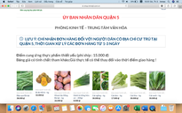 Quận 5 mở website bán thực phẩm giá vốn, đơn hàng gửi về tới tấp