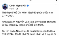 TP HCM: Quận 3 phản bác thông tin ông Đoàn Ngọc Hải phản ánh trên Facebook