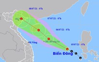 Vùng áp thấp vào Biển Đông, khả năng mạnh thêm