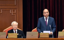 Chủ tịch nước Nguyễn Xuân Phúc điều hành phiên khai mạc Hội nghị Trung ương 3