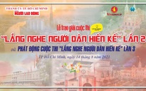 Báo Người Lao Động trao giải cuộc thi "Lắng nghe người dân hiến kế" lần 2