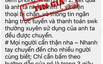 Thông tin về lừa đảo chiếm đoạt thông tin cá nhân trên mạng là giả mạo