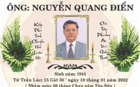 PGS-TS Nguyễn Quang Điển qua đời