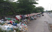 Nhiều bãi rác tự phát ven đại lộ Phạm Văn Đồng