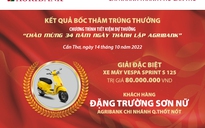 Nữ khách hàng may mắn trúng giải đặc biệt từ Agribank Chi nhánh Cần Thơ