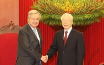 Tổng Bí thư Nguyễn Phú Trọng tiếp Tổng Thư ký Liên Hiệp Quốc António Guterres