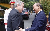 Cận cảnh lễ đón Tổng Thư ký Liên Hiệp Quốc António Guterres thăm Việt Nam