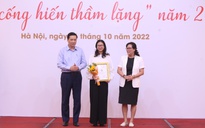 Báo Người Lao Động đoạt giải ba cuộc thi "Những cống hiến thầm lặng"