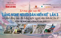 Báo Người Lao Động trao giải Cuộc thi "Lắng nghe người dân hiến kế"