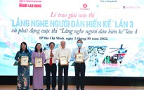 Trao giải cuộc thi “Lắng nghe người dân hiến kế” lần 3: Tình yêu, kỳ vọng của người dân với TP HCM