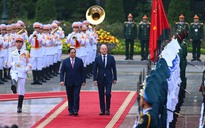 Cận cảnh Thủ tướng Phạm Minh Chính đón Thủ tướng Đức Olaf Scholz