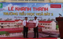 Khánh thành Trường Tiểu học Ngã Bảy 2 do Agribank tài trợ